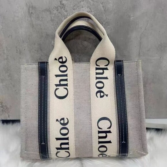 Chloe Shoes - ‌Chloé Canvas Tote Bag